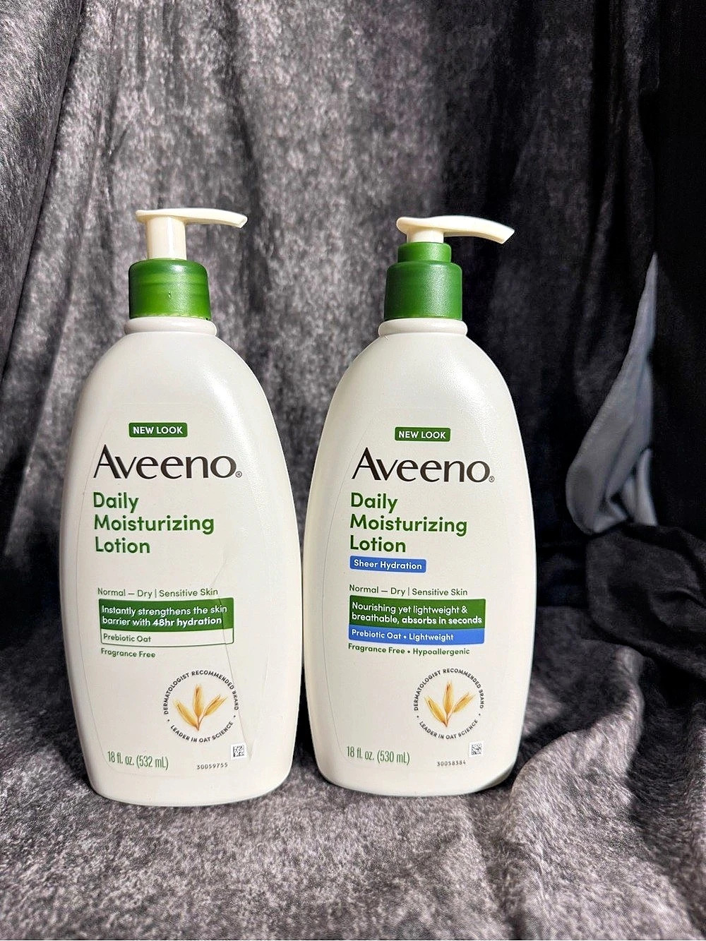 Aveeno Daily Moisturizing Lotion & Sheer Hydration Lotion 2-Pack